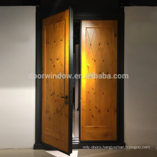 Expensive front door designs knotty alder wood armor door from Italian design